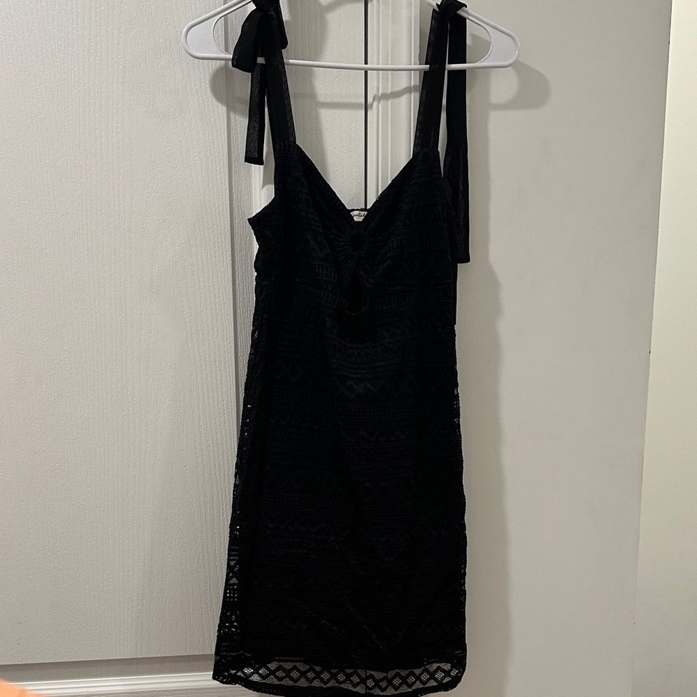 Elegant Black Lace Dress